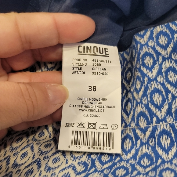 Cinque Ikat Mini Skirt - Sz 38 EU - Picture 7 of 9